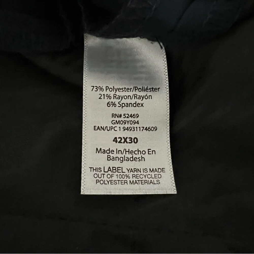 George Men’s Flat Front Navy Dress Pant NWT -size 42 x 30